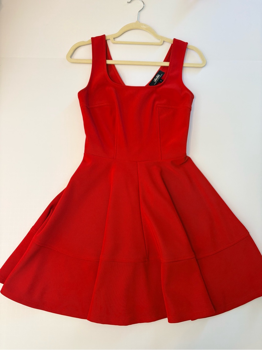 Kacey Montoya’s Closet | Lulu's Bold Red Sleeveless Fit & Flare Mini Dress